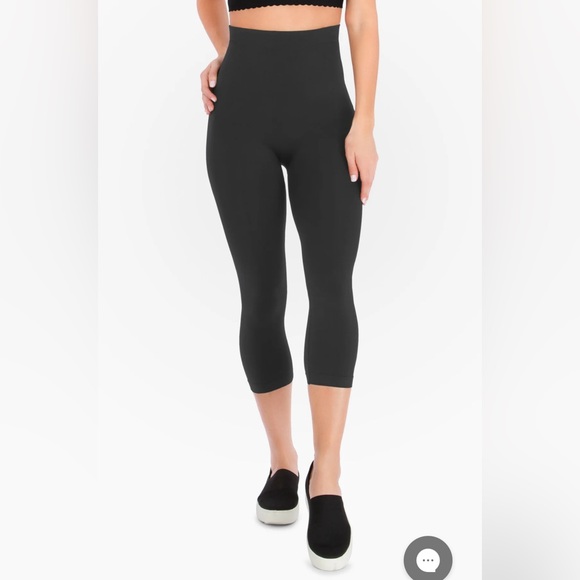 Belly Bandit Mother Tucker® Compression Capri Leggings Black Medium maternity - Picture 2 of 14